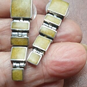 Sterling Earrings with Natural Stone